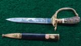 GERMAN FORESTRY OFFICIALS DAGGER WITH ETCHED BLADE - 3 of 9