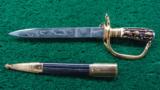 GERMAN FORESTRY OFFICIALS DAGGER WITH ETCHED BLADE - 4 of 9