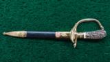 GERMAN FORESTRY OFFICIALS DAGGER WITH ETCHED BLADE - 2 of 9