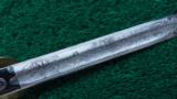 GERMAN FORESTRY OFFICIALS DAGGER WITH ETCHED BLADE - 9 of 10