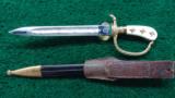 GERMAN FORESTRY OFFICIALS DAGGER WITH ETCHED BLADE - 4 of 10