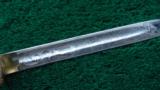 GERMAN FORESTRY OFFICIALS DAGGER WITH ETCHED BLADE - 10 of 10