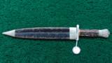 LARGE EARLY UNMARKED AMERICAN BOWIE KNIFE - 3 of 8