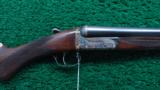 *Sale Pending* - WEBLEY & SCOTT MODEL 700 12 GAUGE SIDE BY SIDE SHOTGUN WITH CASE - 1 of 23