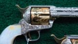 PAIR OF MAGNIFICENT CONSECUTIVE NUMBERED COLT SAA'S - 12 of 21