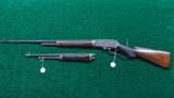 TWO BARREL DELUXE ENGRAVED MARLIN MODEL 1893 TAKE DOWN RIFLE IN CALIBER .30-30 - 20 of 21