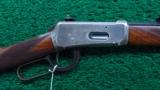 EXTREMELY SCARCE WINCHESTER MODEL 94 DELUXE RIFLE WITH SPECIAL ORDER SILVER TRIM - 1 of 16