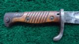 GERMAN 14-1/2” ‘BUTCHER KNIFE’ BLADE BAYONET - 5 of 11