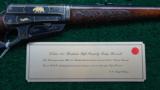 WINCHESTER MODEL 1895 GOLD INLAID RIFLE OWNED BY TEDDY ROOSEVELT - 22 of 25