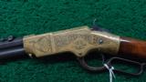 FACTORY ENGRAVED HENRY RIFLE - 2 of 22