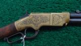 FACTORY ENGRAVED HENRY RIFLE - 1 of 22