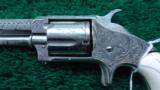 FACTORY ENGRAVED WHITNEYVILLE ARMORY 32 CALIBER REVOLVER - 7 of 13