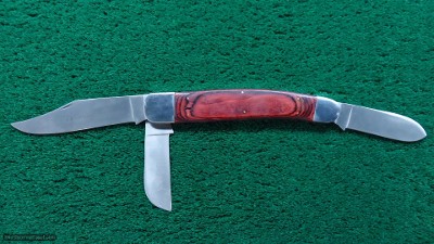 HUGE THREE BLADE FOLDING JACK KNIFE - Image 6 of 6