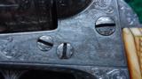EXTREMELY RARE COLT EXHIBITION ENGRAVED PANEL NICKEL PLATED SINGLE ACTION ARMY REVOLVER - 11 of 21