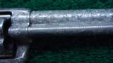 EXTREMELY RARE COLT EXHIBITION ENGRAVED PANEL NICKEL PLATED SINGLE ACTION ARMY REVOLVER - 10 of 21