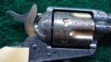 FACTORY DOCUMENTED GOLD AND SILVER PLATED HELFRICH ENGRAVED COLT SA - 7 of 16