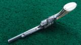 EXTREMELY RARE COLT EXHIBITION ENGRAVED PANEL NICKEL PLATED SINGLE ACTION ARMY REVOLVER - 6 of 21