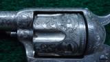 EXTREMELY RARE COLT EXHIBITION ENGRAVED PANEL NICKEL PLATED SINGLE ACTION ARMY REVOLVER - 8 of 21