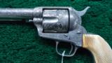 EXTREMELY RARE COLT EXHIBITION ENGRAVED PANEL NICKEL PLATED SINGLE ACTION ARMY REVOLVER - 3 of 21