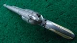 EXTREMELY RARE COLT EXHIBITION ENGRAVED PANEL NICKEL PLATED SINGLE ACTION ARMY REVOLVER - 12 of 21