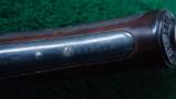 FANTASTIC FACTORY ENGRAVED GOLD INLAID WINCHESTER MODEL 1886 LIGHT WEIGHT RIFLE - 19 of 25
