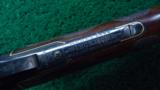 FANTASTIC FACTORY ENGRAVED GOLD INLAID WINCHESTER MODEL 1886 LIGHT WEIGHT RIFLE - 13 of 25