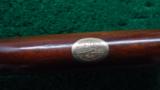 FANTASTIC FACTORY ENGRAVED GOLD INLAID WINCHESTER MODEL 1886 LIGHT WEIGHT RIFLE - 22 of 25
