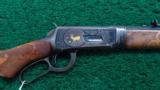 FACTORY ENGRAVED GOLD INLAID WINCHESTER MODEL 94 RIFLE - 1 of 25