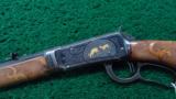FACTORY ENGRAVED GOLD INLAID WINCHESTER MODEL 94 RIFLE - 2 of 25