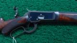 INTERESTING DELUXE WINCHESTER 1892 SHORT RIFLE - 1 of 18