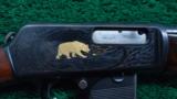 FACTORY ENGRAVED GOLD INLAID MODEL 07 CASED WINCHESTER RIFLE - 9 of 25