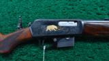 FACTORY ENGRAVED GOLD INLAID MODEL 07 CASED WINCHESTER RIFLE - 1 of 25