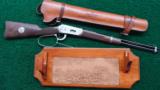 JOHN WAYNE COMMEMORATIVE MODEL 94 WINCHESTER SADDLE RING CARBINE - 1 of 24