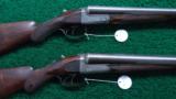 CASED PAIR OF WESTLEY RICHARDS BEST QUALITY HAMMERLESS DOUBLE BARREL SHOTGUNS - 1 of 21