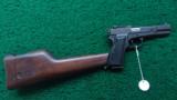 HARD TO FIND CANADIAN INGLIS HI-POWER PISTOL WITH SHOULDER STOCK - 1 of 20