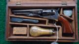 CASED COLT MODEL 1862 POLICE PERCUSSION - 1 of 17