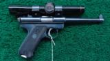RUGER PISTOL WITH LEUPOLD SCOPE - 1 of 8