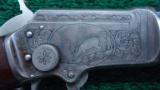 BEAUTIFUL ENGRAVED DELUXE MARLIN MODEL 1897 RIFLE - 8 of 21