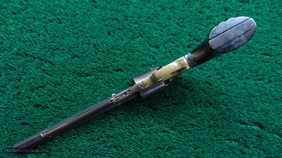 VERY RARE REMINGTON NEW MODEL POLICE SA PERCUSSION REVOLVER - Image 6 of 10
