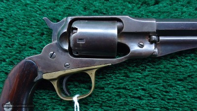 VERY RARE REMINGTON NEW MODEL POLICE SA PERCUSSION REVOLVER - Image 2 of 10