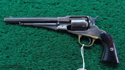 VERY RARE REMINGTON NEW MODEL POLICE SA PERCUSSION REVOLVER - Image 3 of 10