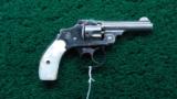 SMITH & WESSON .32 SAFETY HAMMERLESS THIRD MODEL REVOLVER WITH PEARL GRIPS - 1 of 13