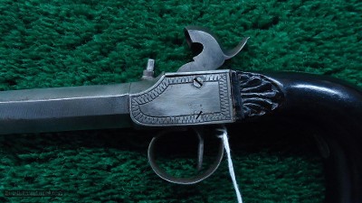 UNMARKED EUROPEAN PERCUSSION COAT PISTOL - Image 6 of 13