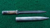  WW2 GERMAN MAUSER K98 BAYONET WITH WOODEN HANDLE - 1 of 14