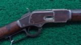  WINCHESTER MODEL 1873 RIFLE IN 38 WCF - 1 of 16