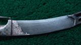 METAL ELEPHANT HEAD AND BONE HANDLE INDO PERSIAN MOGHAL DAGGER - 9 of 12