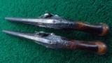 VERY INTERESTING PAIR OF EUROPEAN PERCUSSION PISTOLS - 4 of 15