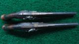 VERY INTERESTING PAIR OF EUROPEAN PERCUSSION PISTOLS - 3 of 15