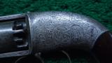 ONE OF A KIND EXHIBITION QUALITY ENGRAVED PETTENGILL PERCUSSION REVOLVER - 6 of 16