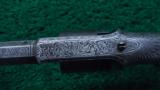 ONE OF A KIND EXHIBITION QUALITY ENGRAVED PETTENGILL PERCUSSION REVOLVER - 15 of 16